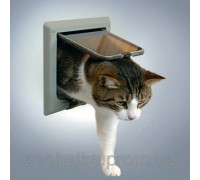 Trixie (Трикси) 4-Way Cat Flap with Tunnel Дверца для кошки 4 позиции с туннелем 21 × 21 см