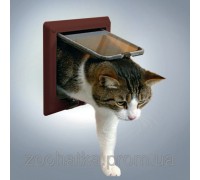 Trixie (Трикси) 4-Way Cat Flap with Tunnel Дверца для кошки 4 позиции с туннелем 21 × 21 см
