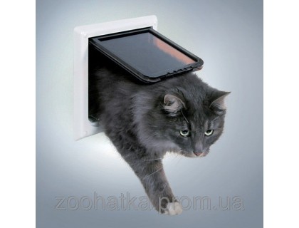 Trixie (Трикси) 4-Way Cat Flap XL Дверца для кошки или маленькой собаки 24 × 24 см