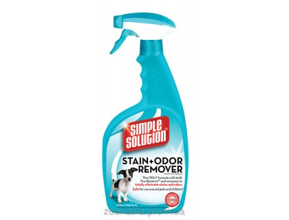 Simple Solution (Симпл Солюшен) Stain and Odor Remover Средство для удаления запаха и пятен от животных 945 мл