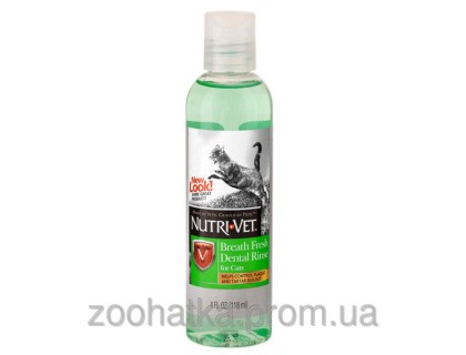 Nutri-Vet (Нутри-Вет) Breath Fresh Свежее Дыхание жидкость от зубного налета для котов