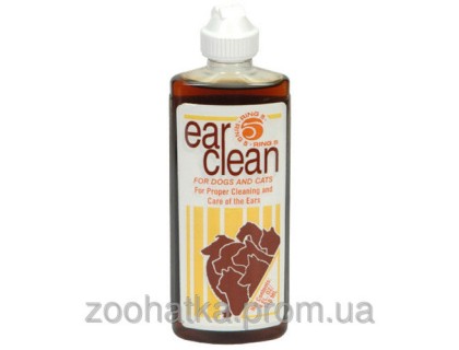 Ring5 (Ринг 5) Ear Clean Чистые Уши средство для ухода за ушами собак и кошек капли