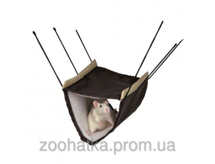 Trixie (Трикси) Hammock with 2 Storeys Утеплённый двухэтажный гамак для грызунов подвесной 22 × 15 × 30 см