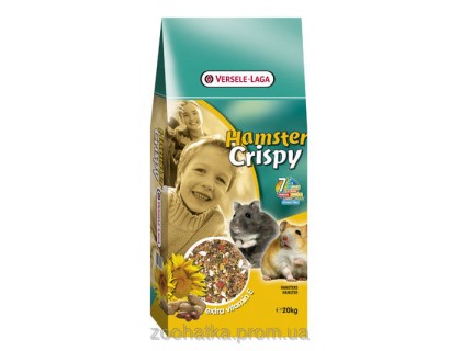 Versele-Laga Crispy Muesli Hamster (20 кг) зерновая смесь корм для хомяков, крыс, мышей, песчанок
