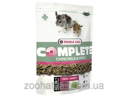 Versele-Laga Complete Chinchilla & Degu (0,5 кг) гранулированный корм для шиншилл и дегу