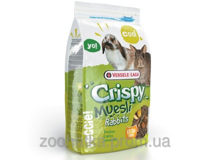 Versele-Laga Cuni Crispy (400 г) Кролик зерновая смесь корм для карликовых кроликов