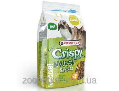 Versele-Laga Cuni Crispy (1 кг) Кролик зерновая смесь корм для карликовых кроликов