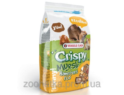 Versele-Laga Crispy Muesli Hamster (1 кг) зерновая смесь корм для хомяков, крыс, мышей, песчанок