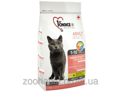 1st Choice (Фест Чойс) курица виталити сухой супер премиум корм для котов, 10 кг