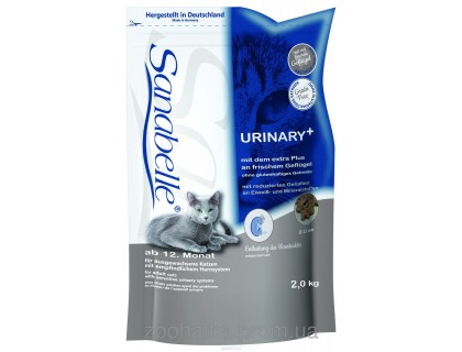 Bosch Sanabelle (Санабель) Urinary (2 кг) профилактический корм для кошек с чувствительной мочеполовой системо