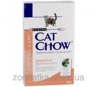 Cat Chow (Кет Чоу) Sensitive Корм для кошек с чувствительным пищеварением 400 г