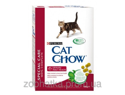 Cat Chow (Кет Чоу) Urinary Tract Health Корм для профилактики мочекаменной болезни у кошек 400 г
