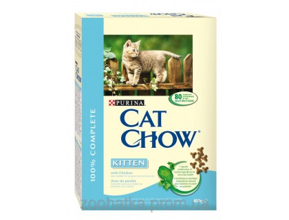 Cat Chow (Кет Чоу) Kitten Корм для котят с курицей 400 г