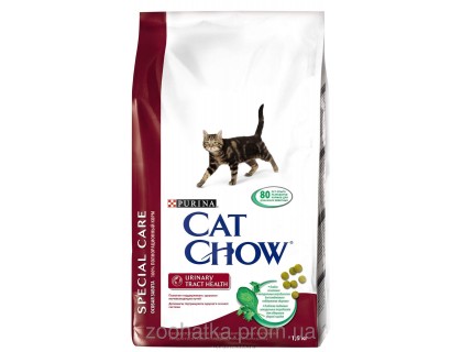 Cat Chow (Кет Чоу) Urinary Tract Health Корм для профилактики мочекаменной болезни у кошек 1,5 кг