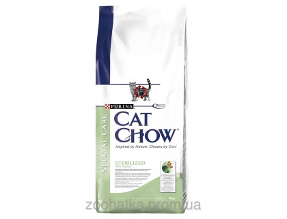 Cat Chow (Кет Чоу) Sterilized Корм для стерилизованных кошек 15 кг