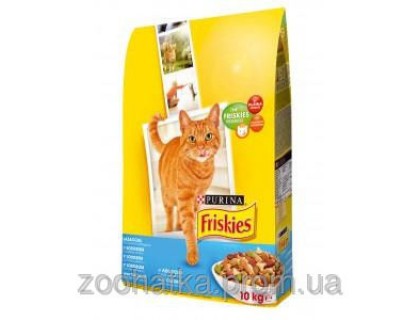 Friskies (Фрискас) Adult корм для кошек с лососем 10 кг