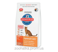Hills Science Plan Feline Adult Optimal Care™ Ягненок (5 кг)