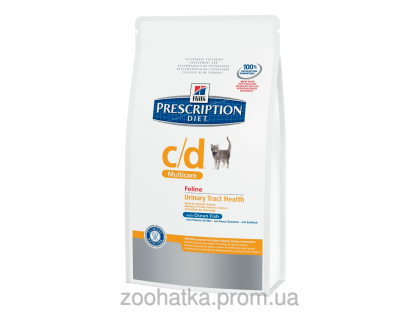 Hills PD Feline c/d Multicare океаническая рыба (5 кг) заболевания мочевыводящих путей, камни