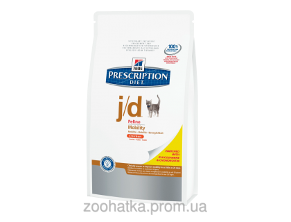 Hills PD Feline j/d (2 кг) снижение боли и воспаления при остеоартритах