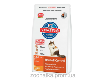 Hills SP Feline Adult Hairball Control Курица (5 кг)