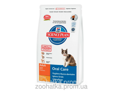 Hills Science Plan Feline Adult Oral Care (5 кг) Хиллс курица уход за полостью рта