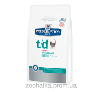 Hills PD Feline t/d (5 кг) зубной камень, налёт на зубах, пятна