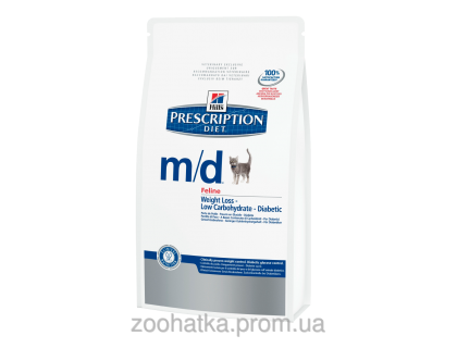Hills PD Feline m/d (1,5 кг) диабет, ожирение