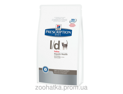 Hills PD Feline l/d (1,5 кг) болезни печени, липидоз печени, печеночная энцефалопатия