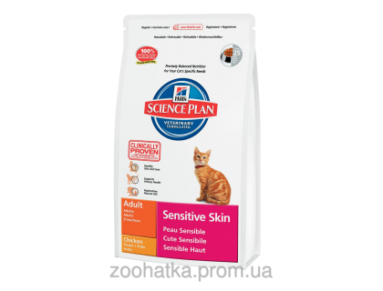 Hills SP Feline Adult Sensitive Skin Курица (5 кг)