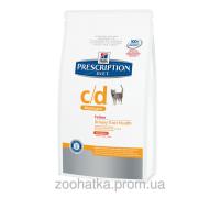 Hills PD Feline c/d Multicare курица (5 кг) заболевания мочевыводящих путей, камни