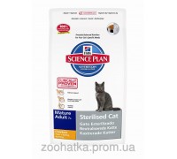 Hills SP Feline Mature Adult 7+ Sterilised Cat Курица (3,5 кг) для стерилизованных кошек старше 7 лет