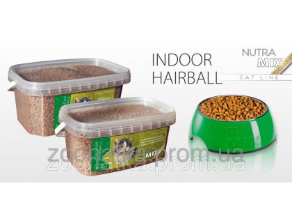 Nutra Mix Gold (Нутра Микс Голд) Indoor Hairball 22,68 кг для кошек не покидающих помещения