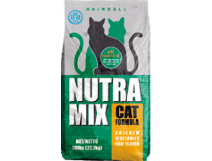 Nutra Mix (Нутра Микс) Hairball Formula Super Premium (22,68 кг) корм для кошек (выведение шерсти)