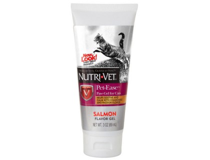 Nutri-Vet Pet-Ease антистресс гель с ароматом лосося - успокаивающая добавка для котов