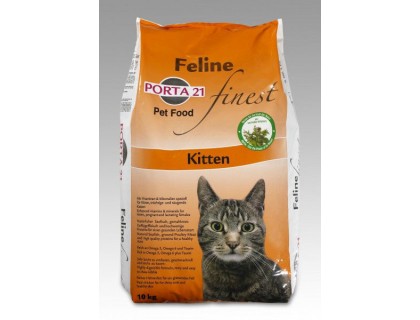 Porta 21 (Порта 21) Feline Finest Kitten (10 кг) сухой корм для котят, беременных и кормящих кошек