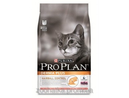 Pro Plan (Про План) Cat Derma Plus Корм для кошек с чувствительной кожей с лососем 1,5 кг