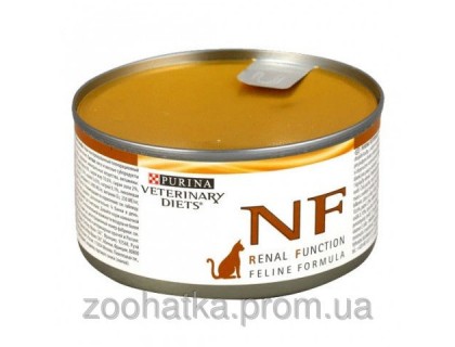 Purina (Пурина) Veterinary Diets NF Renal Feline Formula Лечебный корм для кошек c заболеваниями почек 195 г
