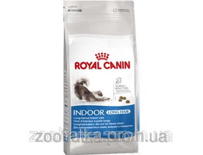 Royal Canin INDOOR LONG HAIR 35 (2 кг) для длинношерстных кошек постоянно живущих в помещении