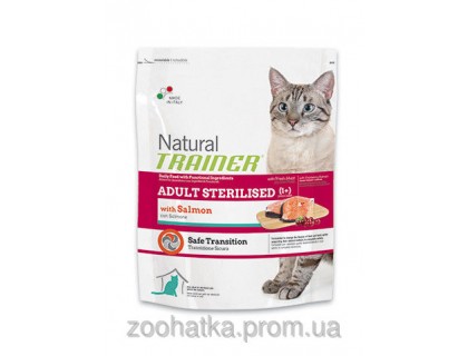 Trainer Natural Трейнер Нейчирал Adult Sterilised With Salmon для взрослых стерилизованных котов  10  кг