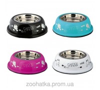 Trixie (Трикси) Stainless Steel Bowl with Plastic Holder Миска из нержавеющей стали с пластиковой подставкой