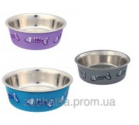 Trixie (Трикси) Stainless Steel Bowl with Plastic Coating Миска из нержавеющей стали с пластиковым покрытием
