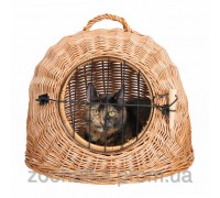 Сумка переноска для кошек и собак Trixie Wicker Cave with Bars 45 см (Трикси Плетеная пещера)