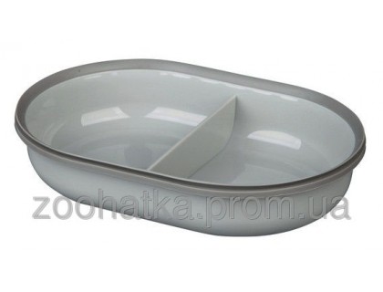 Trixie (Трикси) SureFeed Double Bowl Миска для собак двойная пластиковая с силиконовым уплотнением 200 мл