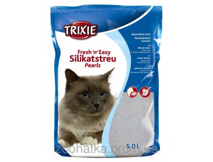 Trixie (Трикси) Fresh'n'Easy Silicate Litter pearls Наполнитель силикагелевый для туалетов 5 л