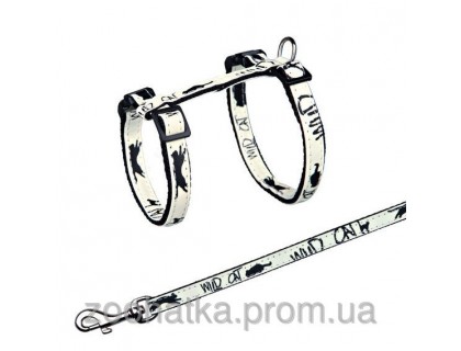 Trixie (Трикси) Glow in the Dark Cat Harness with Leash Светящиеся в темноте шлея и поводок для котов