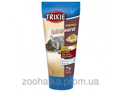 Trixie Premio Leberwurst (Трикси) Премио лакомство паштет для кошек 75 г (печень)