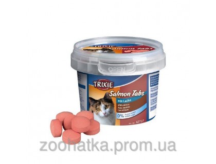 Trixie (Трикси) Salmon Tabs Лакомство для котов рыбные шарики (лосось) 75 г