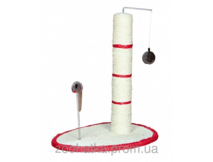 Trixie Scratch Me Scratching Post Когтеточка столбик с игрушкой для кошек Трикси