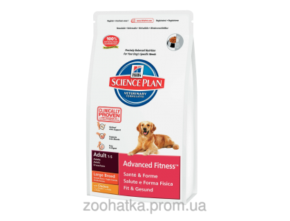 Hills SP Canine Adult Advanced Fitness Large Breed с Курицей (12 кг)