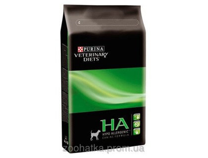 Purina (Пурина) Veterinary Diets HA Hypo Allergenic Canine Formula корм при пищевой аллергии у собак 3 кг